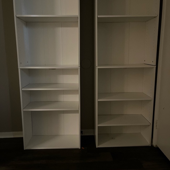 White Home Storage Shelving Unit